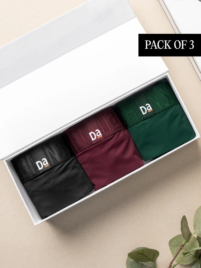 The Long Weekender Unreal Trunks Box-A (Set of 3)