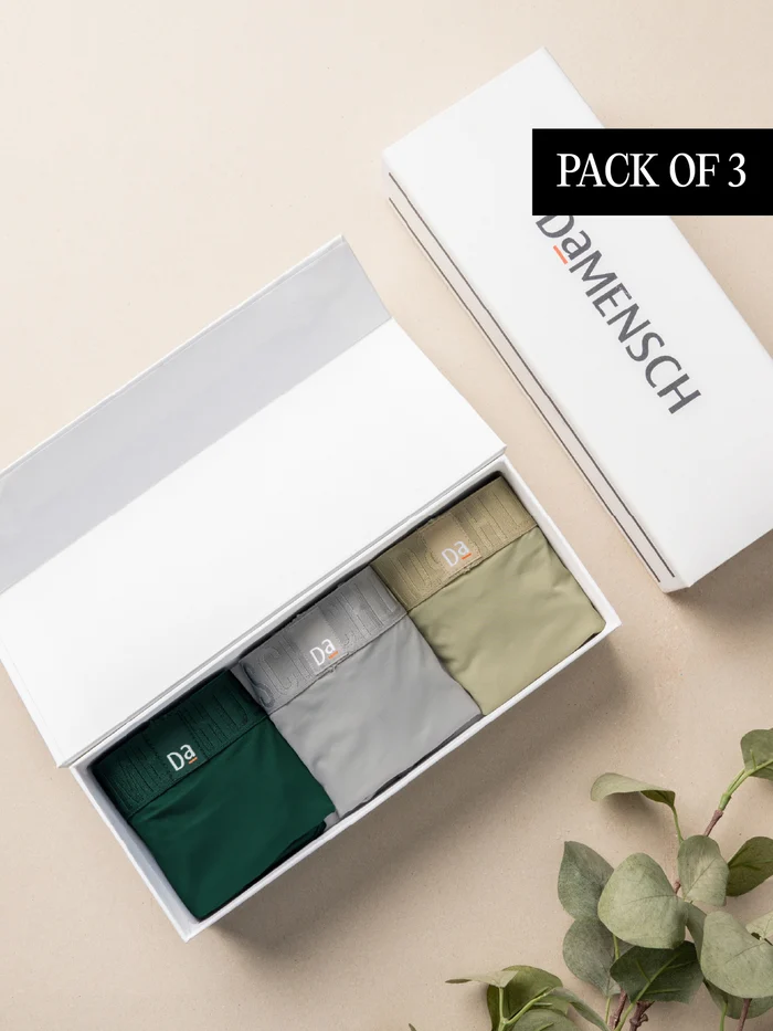 The Long Weekender Unreal Briefs Box-B (Set of 3)