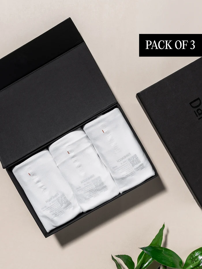 Long Weekender Bamboo Vests Box-D (Pack of 3)
