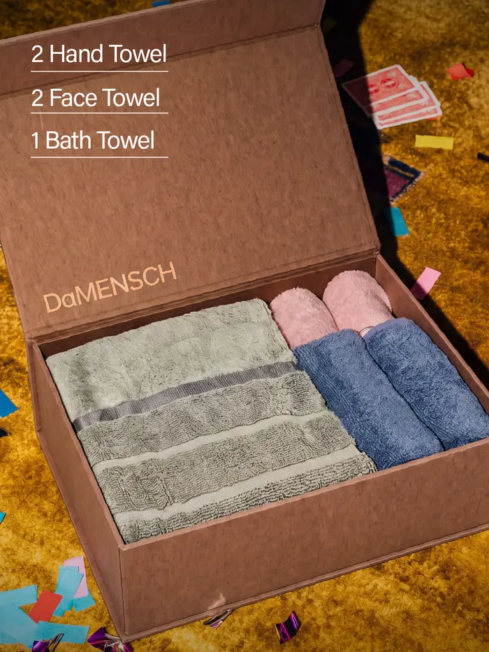 Limited edition Pack of 5 Towel Gift box