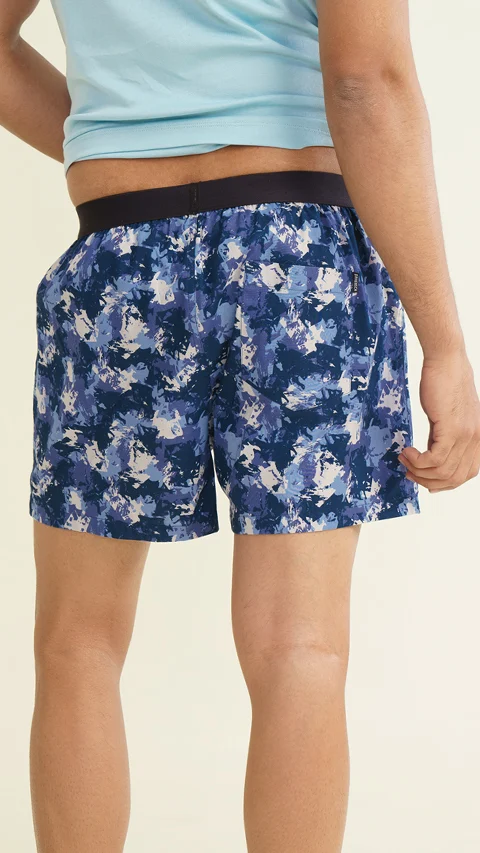 BREEEZE Ultra-light Inner Boxers Blue Camo Splash