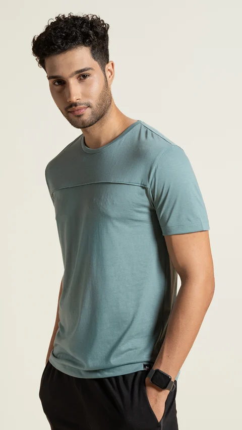 Breeeze Ultra-Light Solid T-Shirt Arctic Blue