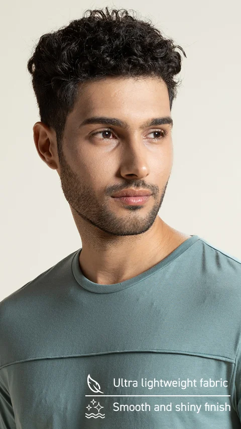 Breeeze Ultra-Light Solid T-Shirt Arctic Blue