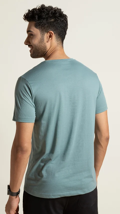 Breeeze Ultra-Light Solid T-Shirt Arctic Blue