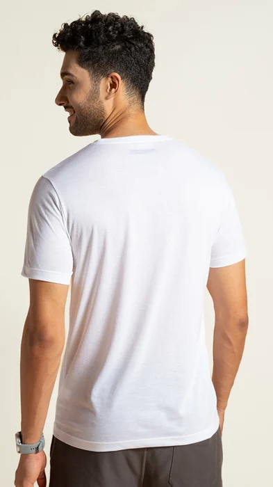 Breeeze Ultra-Light Solid T-Shirt Cloud White