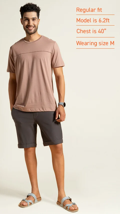 Breeeze Ultra-Light Solid T-Shirt Dusty Mauve