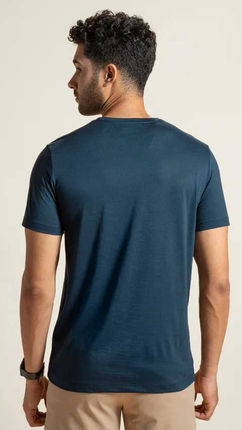 Breeeze Ultra-Light Solid T-Shirt Firm Blue