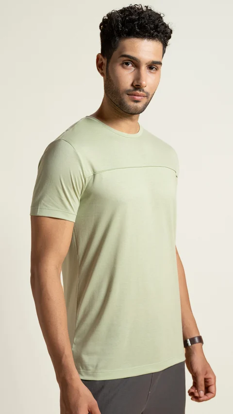 Breeeze Ultra-Light Solid T-Shirt Muted Sage