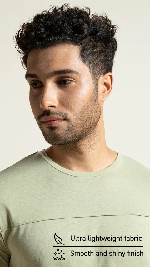 Breeeze Ultra-Light Solid T-Shirt Muted Sage