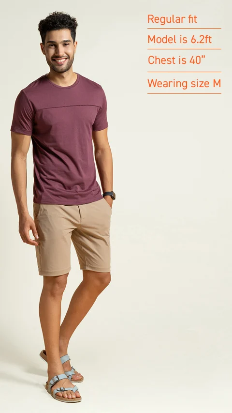 Breeeze Ultra-Light Solid T-Shirt Smokey Violet