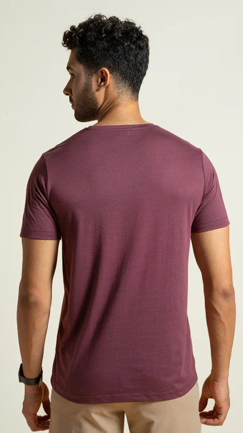 Breeeze Ultra-Light Solid T-Shirt Smokey Violet
