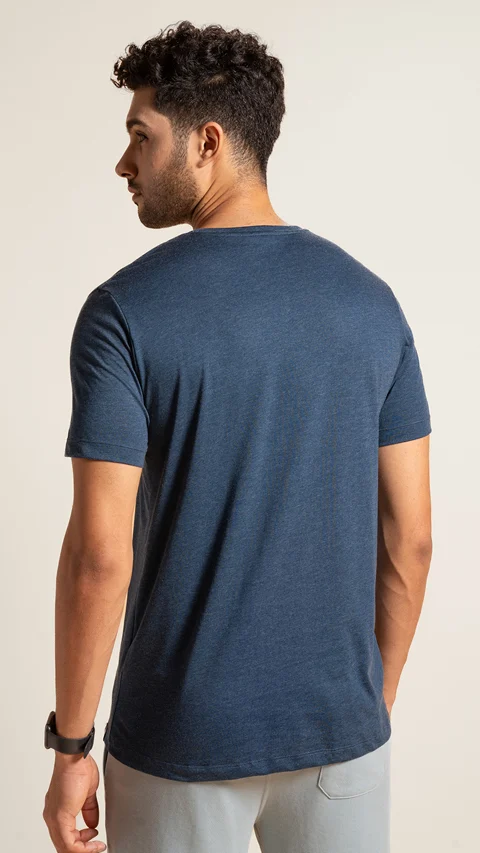 Breeeze Ultra-Light Melange T-Shirt Teal Haze