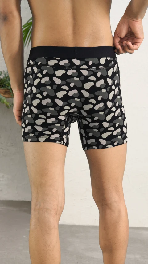 Deo-Soft Boxer Briefs Breezy Black
