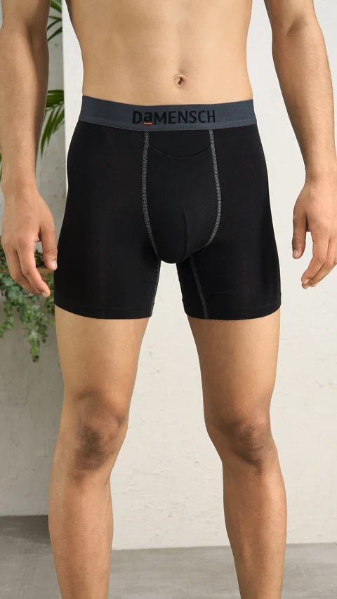 Deo-Soft Boxer Briefs Klintt Black