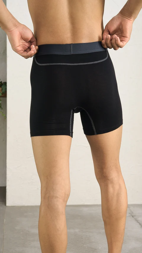 Deo-Soft Boxer Briefs Klintt Black