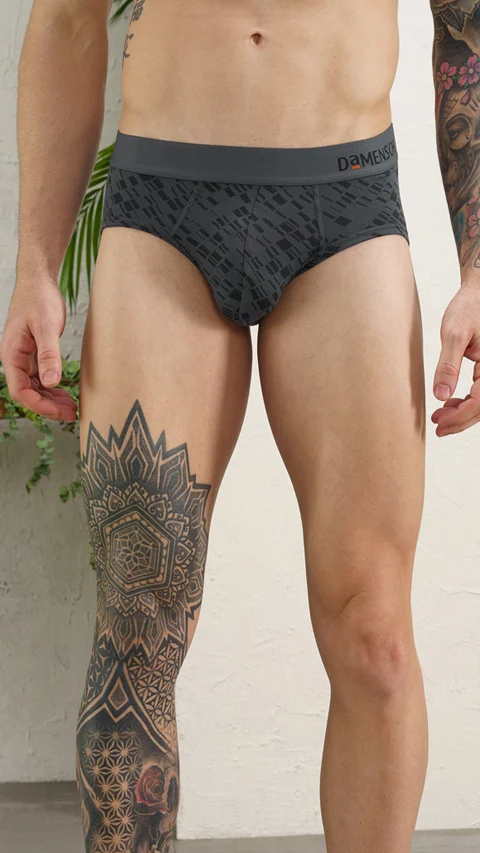Deo-Soft Briefs Hybrid Grey