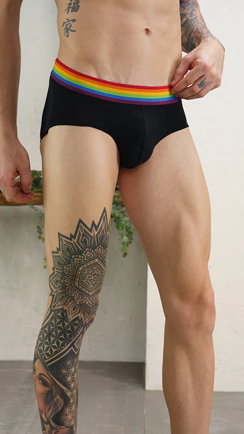 Deo-Soft Briefs Pride Black