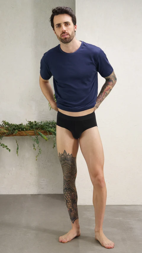 Deo-Soft Briefs Wayne Black