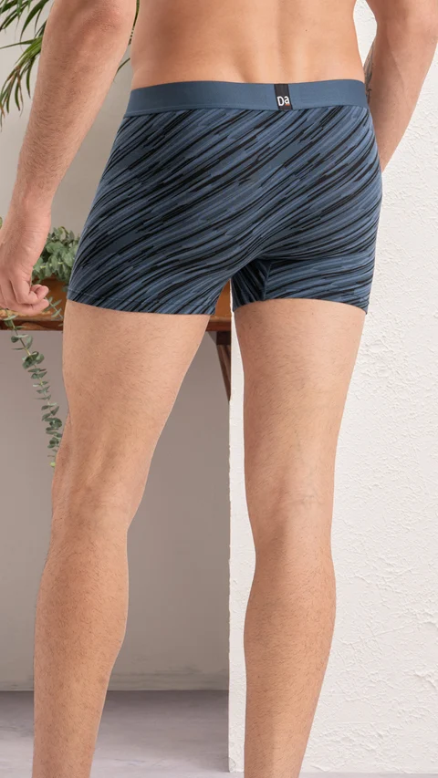 Deo-Soft Trunk Navy Blue Strokes