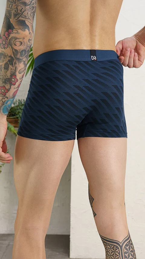 Deo-Soft Trunks Printed - Comet Blue