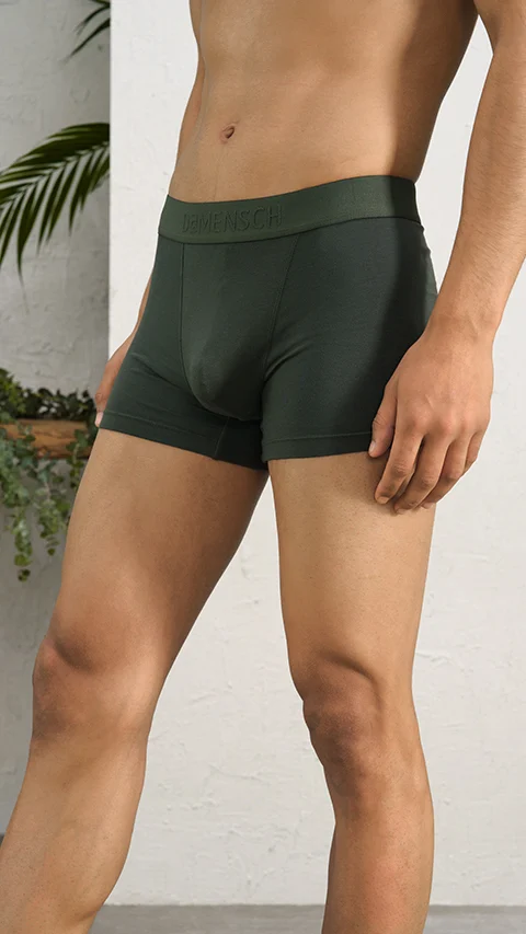 Deo-Soft Trunks Grey Green