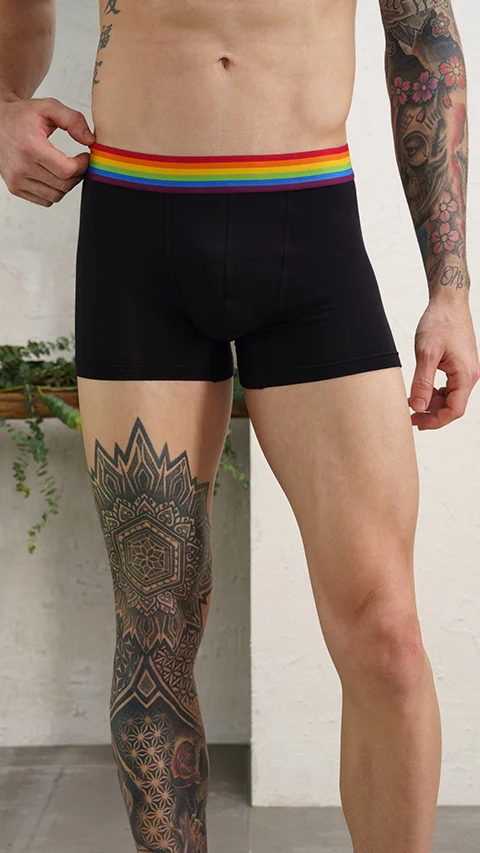 Deo-Soft Trunks Pride Black