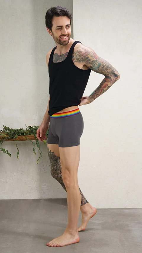 Deo-Soft Trunks Pride Grey