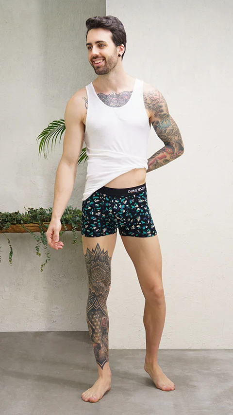 Deo-Soft Trunks Tropical Black