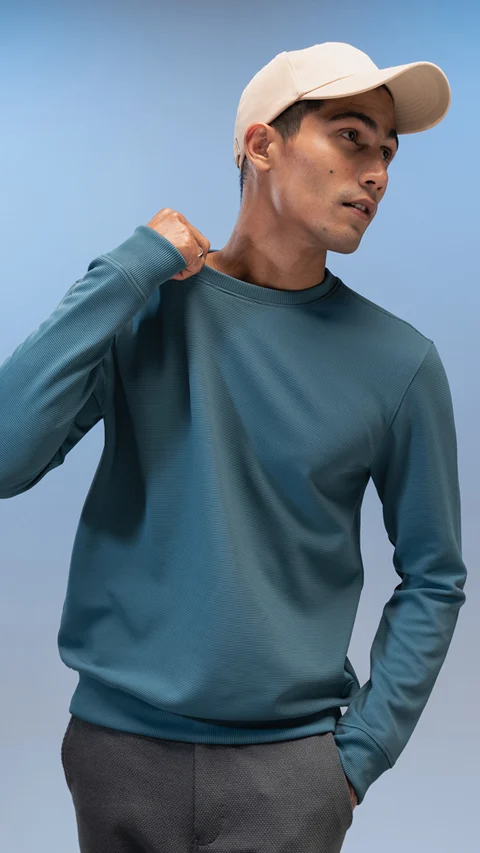 Constant Ottoman Sweatshirt Stardust Blue