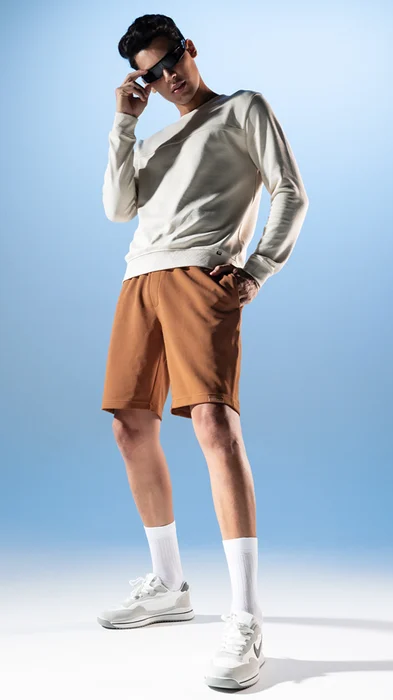 Constant Casual Shorts Oath Brown