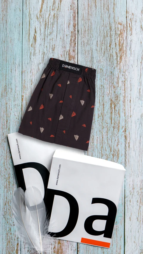 BREEEZE Ultra-light Boxer Shorts Paper Plane Grey