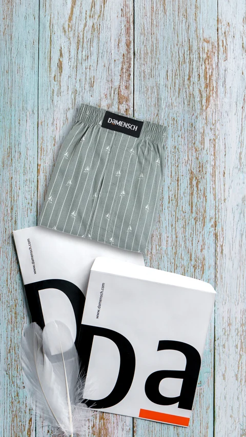 BREEEZE Ultra-light Boxer Shorts Sailor Grey