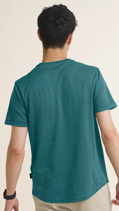 Constant All-Degree Pique T-Shirts Solid Marine Teal