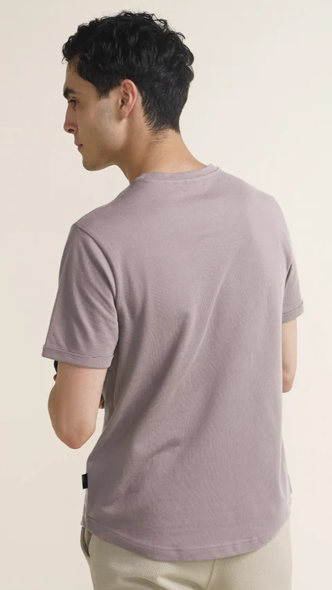 Constant All-Degree Pique T-Shirts Solid Whisper Mauve