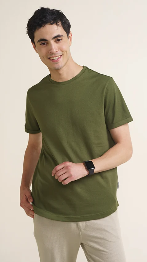 Constant All-Degree Pique T-Shirts Solid Evergreen