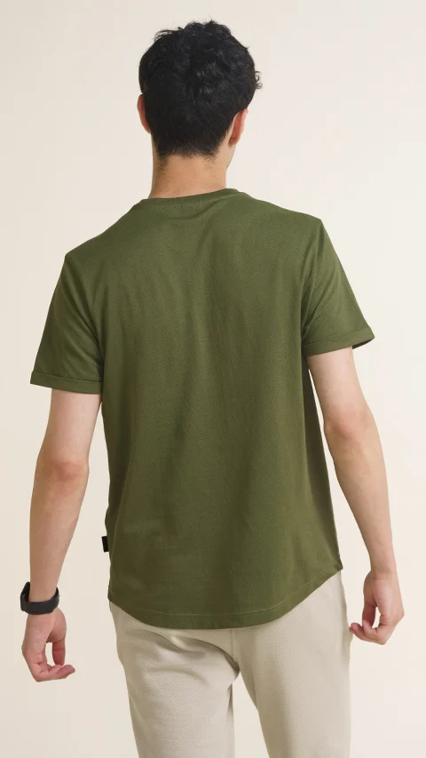 Constant All-Degree Pique T-Shirts Solid Evergreen