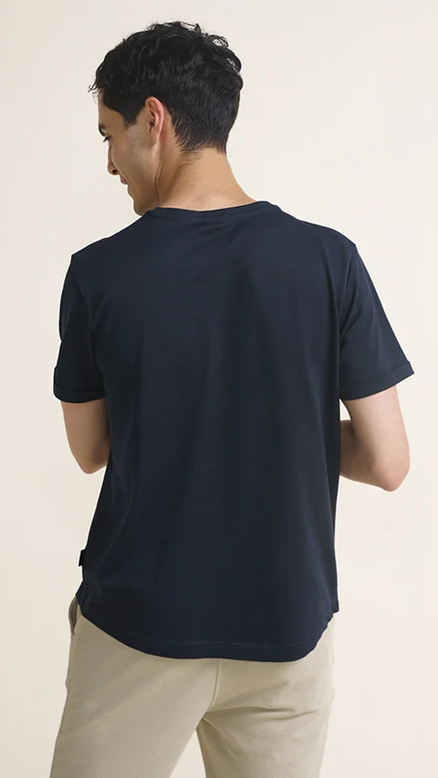Constant All-Degree Pique T-Shirts Solid Nomad Navy