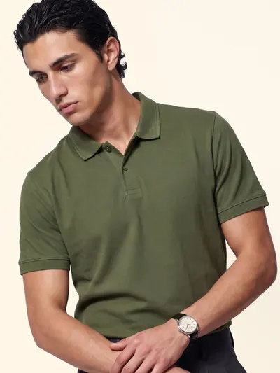 Constant All-Degree Pique Polo Forest Green