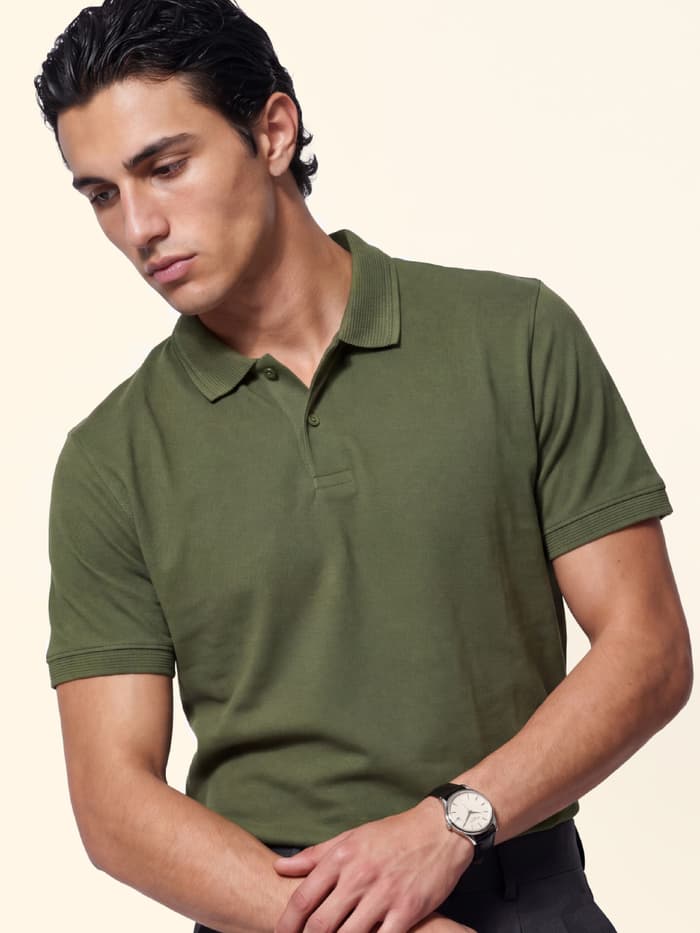 Constant All-Degree Pique Polo Forest Green