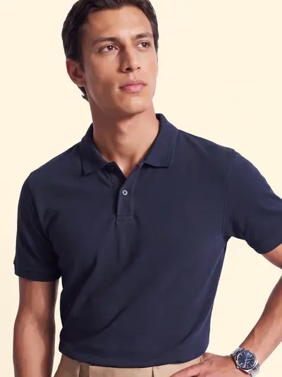Constant All-Degree Pique Polo True Navy