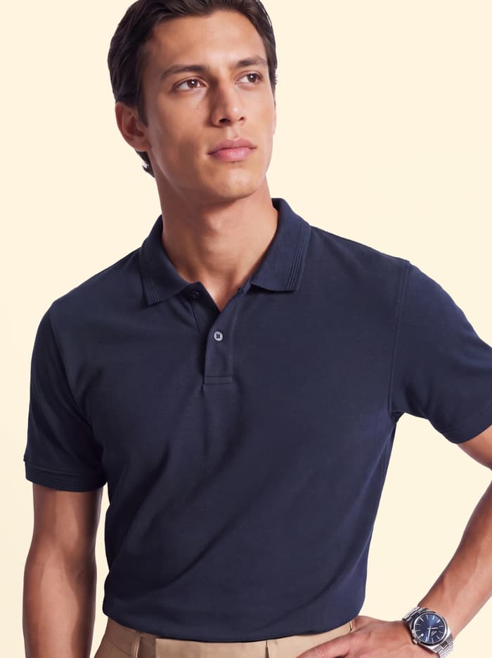 Constant All-Degree Pique Polo True Navy