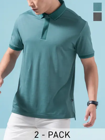 Constant All-Degree Elemental Polo Mystic Teal, Phantom Gray