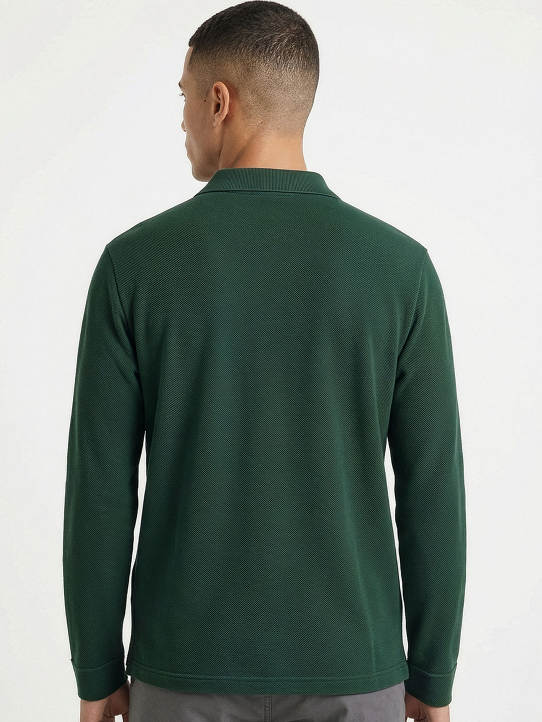 All Degree Full Sleeve Pique Polo Lodhi Green