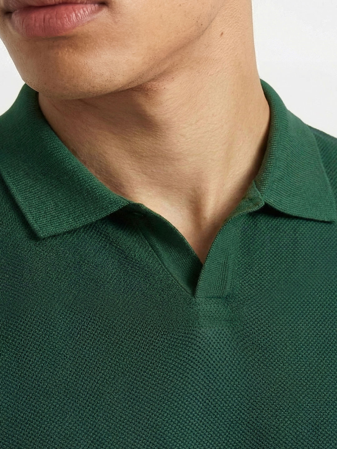 All Degree Full Sleeve Pique Polo Lodhi Green