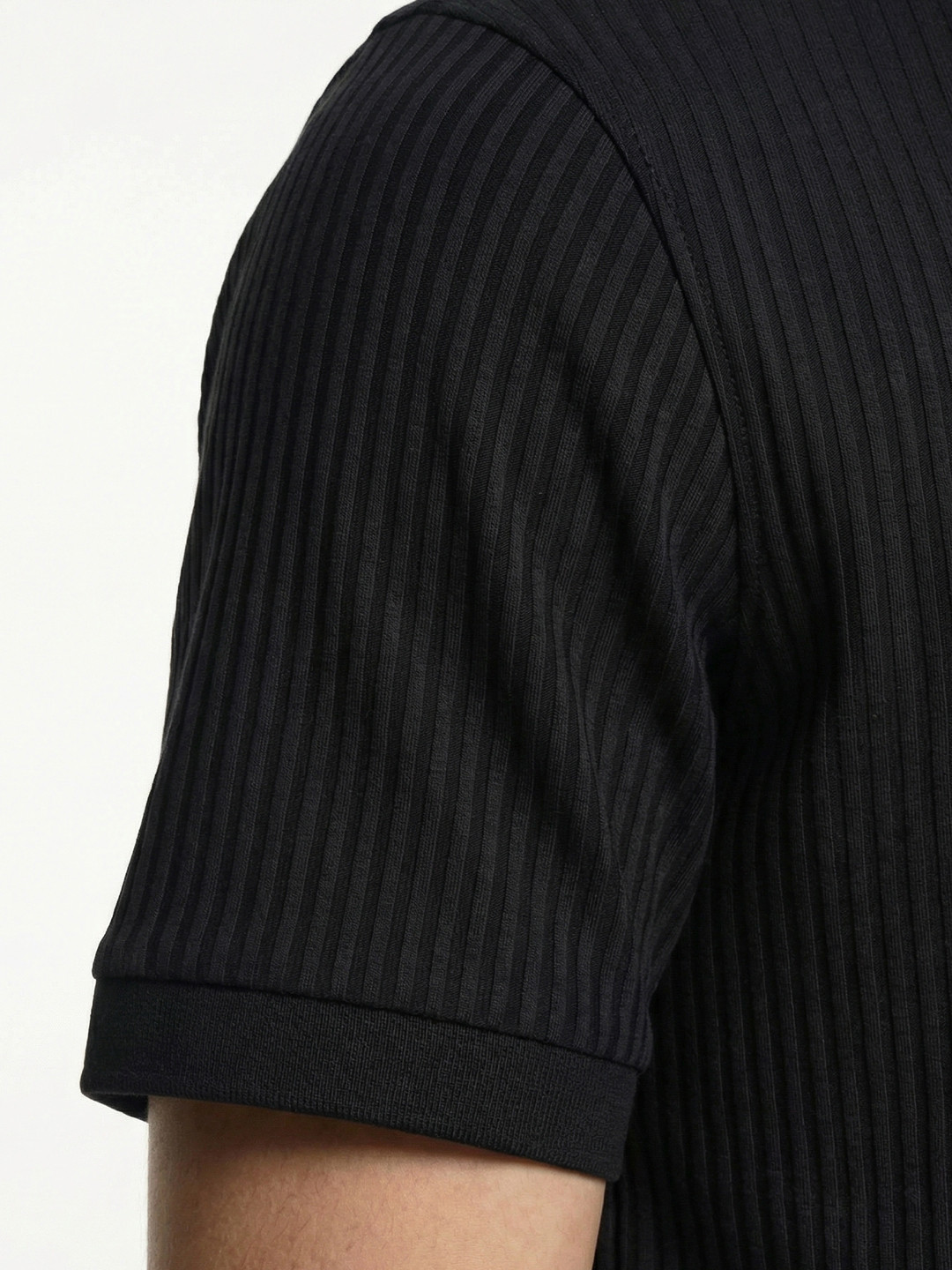 Striped Polos Night Black