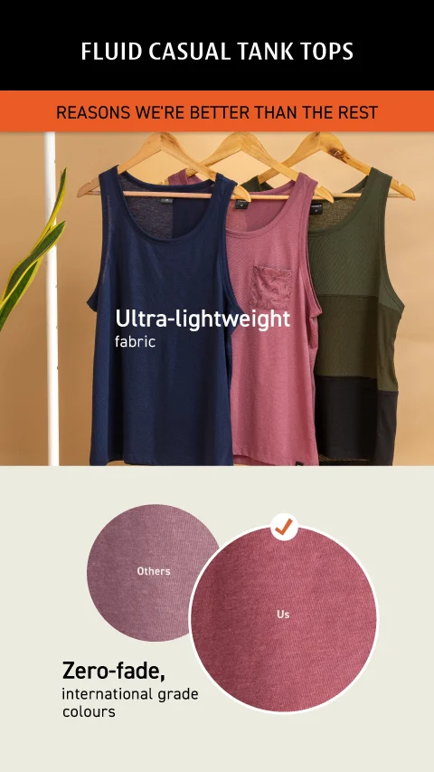 Fluid Casual Tank Tops Military Green