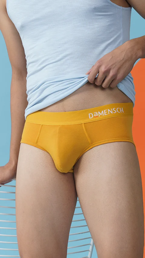 Deo-Soft Brief Underwear  Brief Chrome Yellow - DaMENSCH