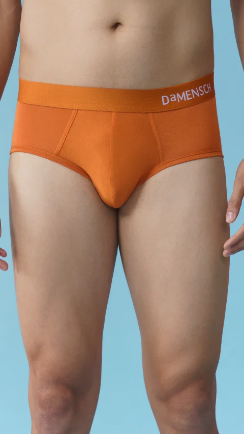 Deo-Soft Briefs Bold-Gold Flame