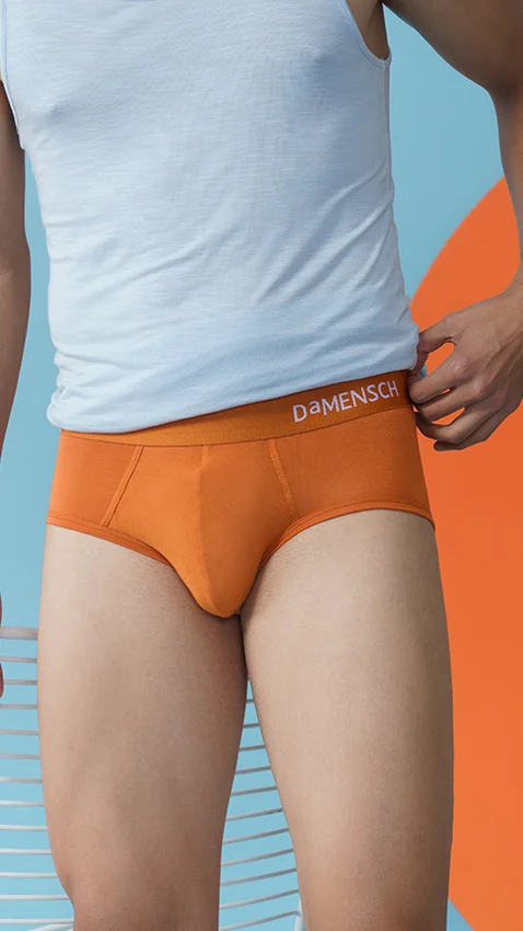 Deo-Soft Briefs Bold-Gold Flame