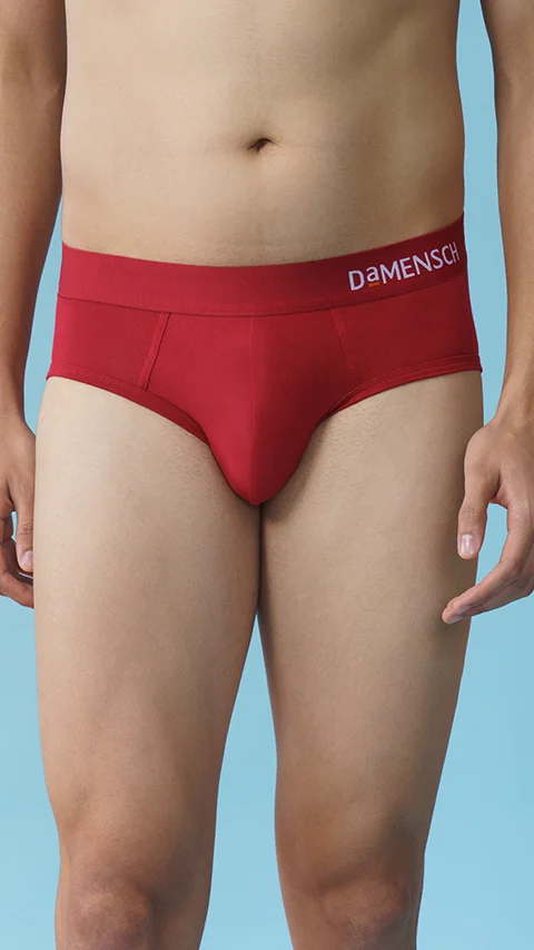 Deo-Soft Briefs Bold-Tango Red
